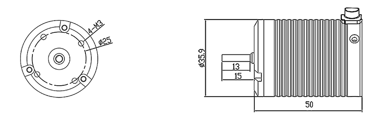 X-TEAM 3650遥控赛车无刷电机